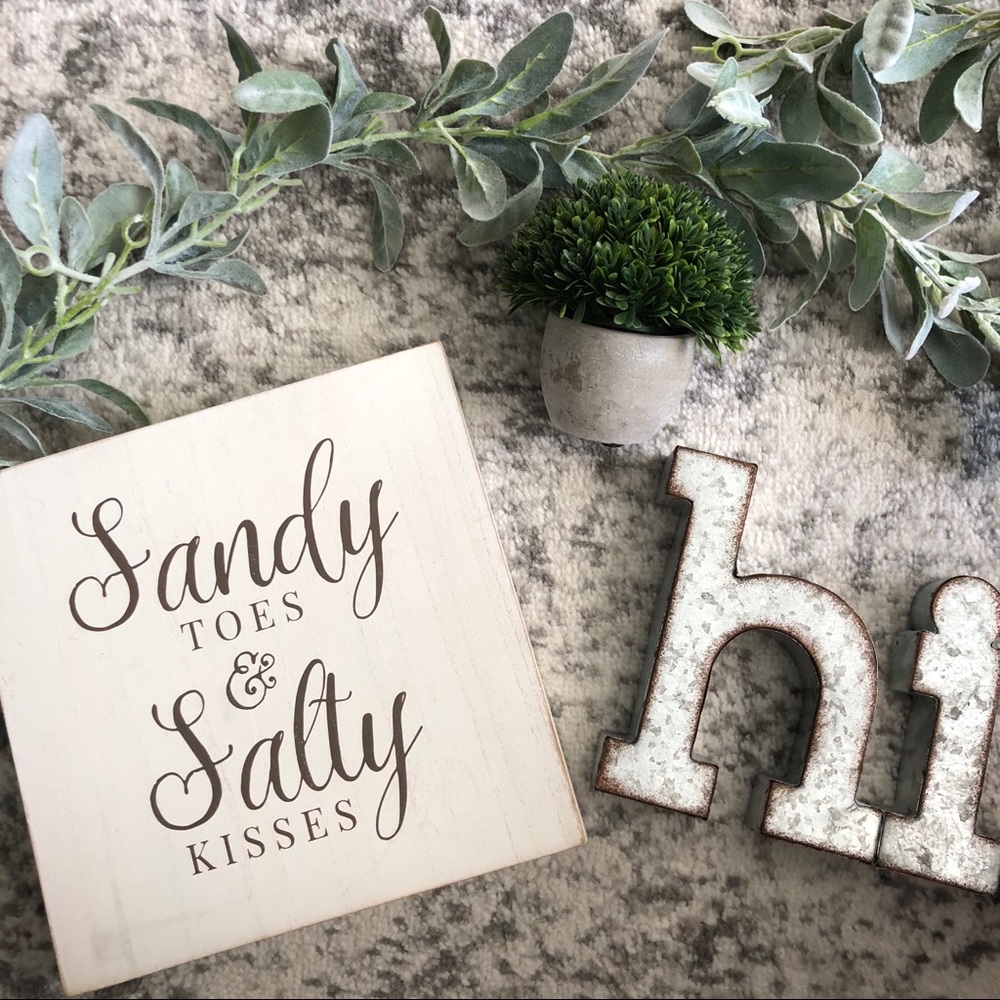 3 for $10 | Sandy Toes & Salty Kisses Sign
